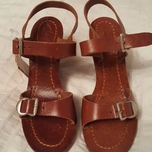 Sigerson Morrison leather sandals, sz 6.5